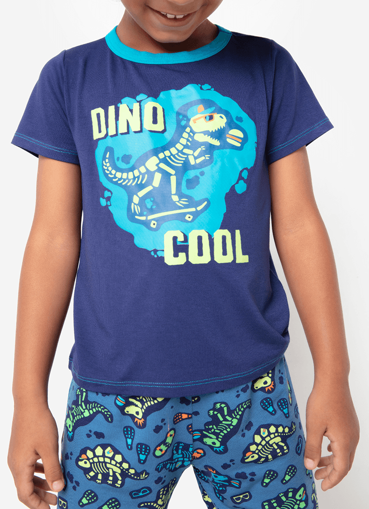 Pijama-Manga-Curta-Viscolycra-Menino-Dinossauro-Fosseis