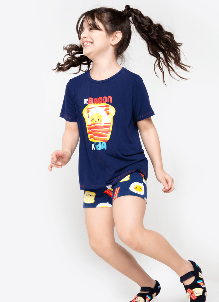 Pijama-Manga-Curta-Viscolycra-Menina-Bacon