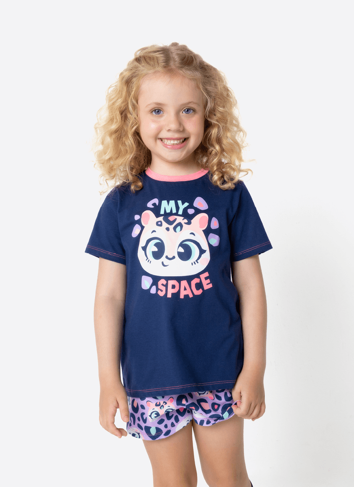 Pijama-Manga-Curta-Algodao-Menina-Onca-Fantastica