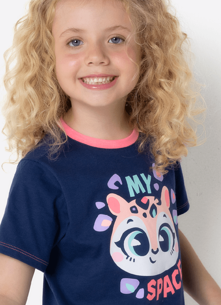 Pijama-Manga-Curta-Algodao-Menina-Onca-Fantastica