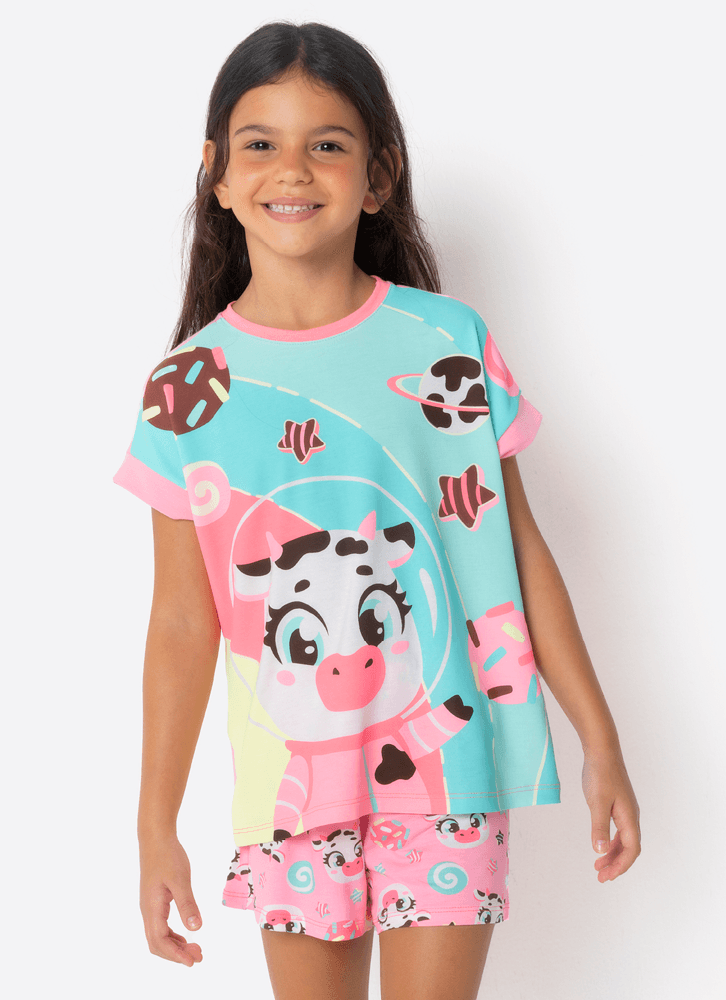 Pijama-Manga-Curta-Viscolycra-Menina-Vaca-Chocolate