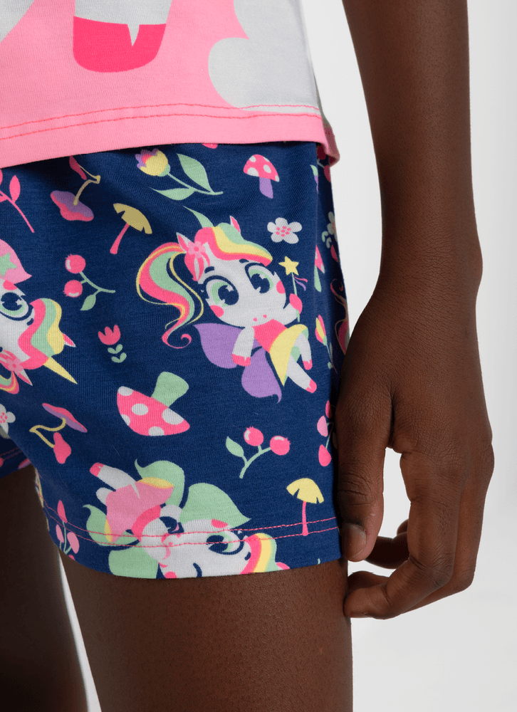Pijama-Manga-Curta-Viscolycra-Menina-Teen-Unicornio-Encantada