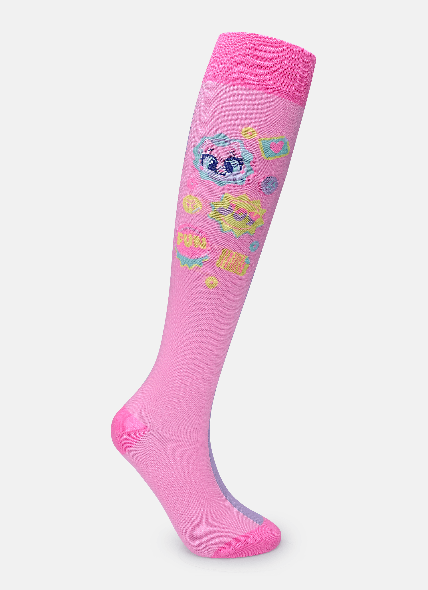 Meia-Cano-3-4-Feminina-Gata-Cereal