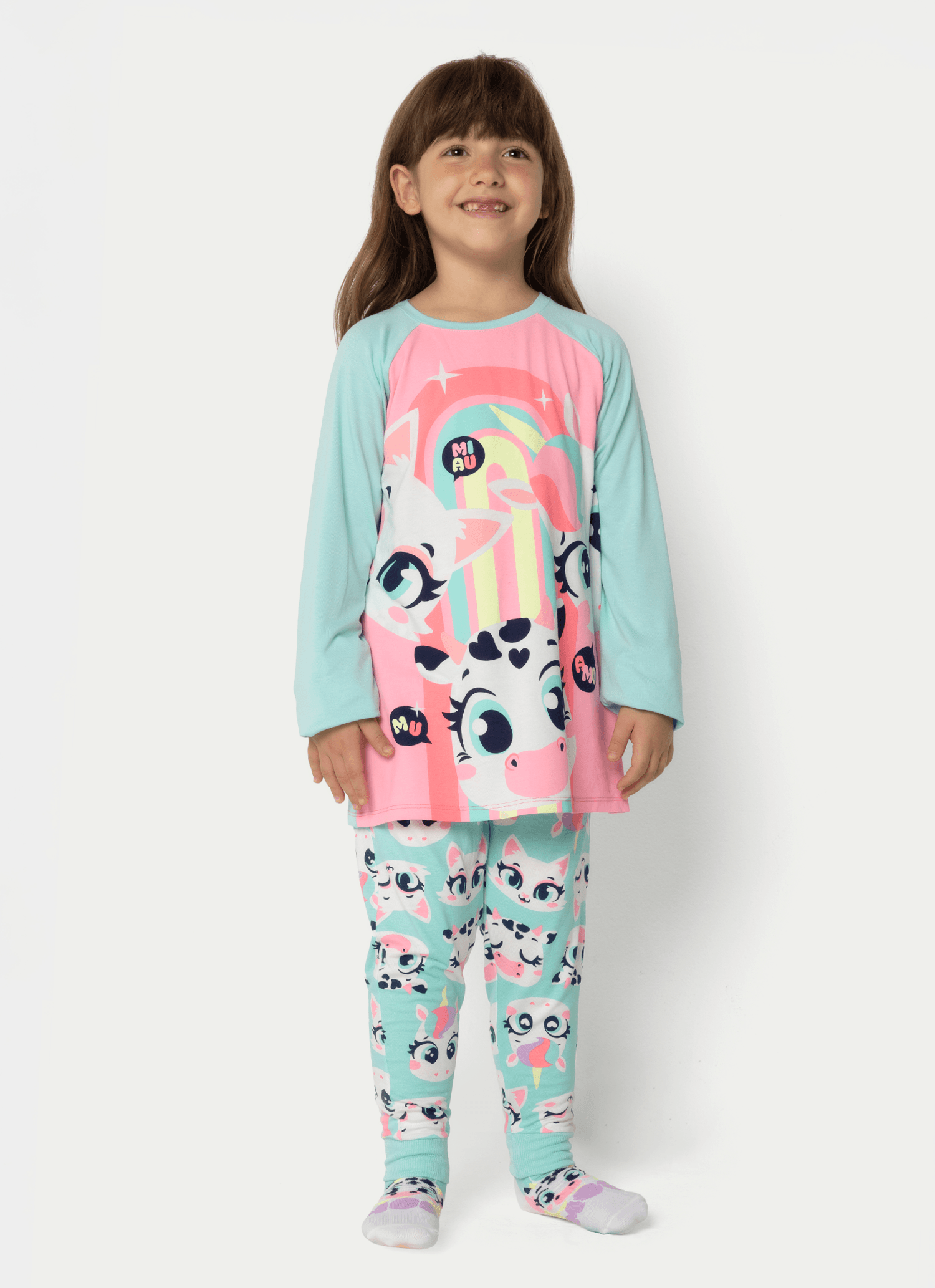 Pijama-Manga-Longa-Viscolycra-Menina-Multibichos-Best-Friend