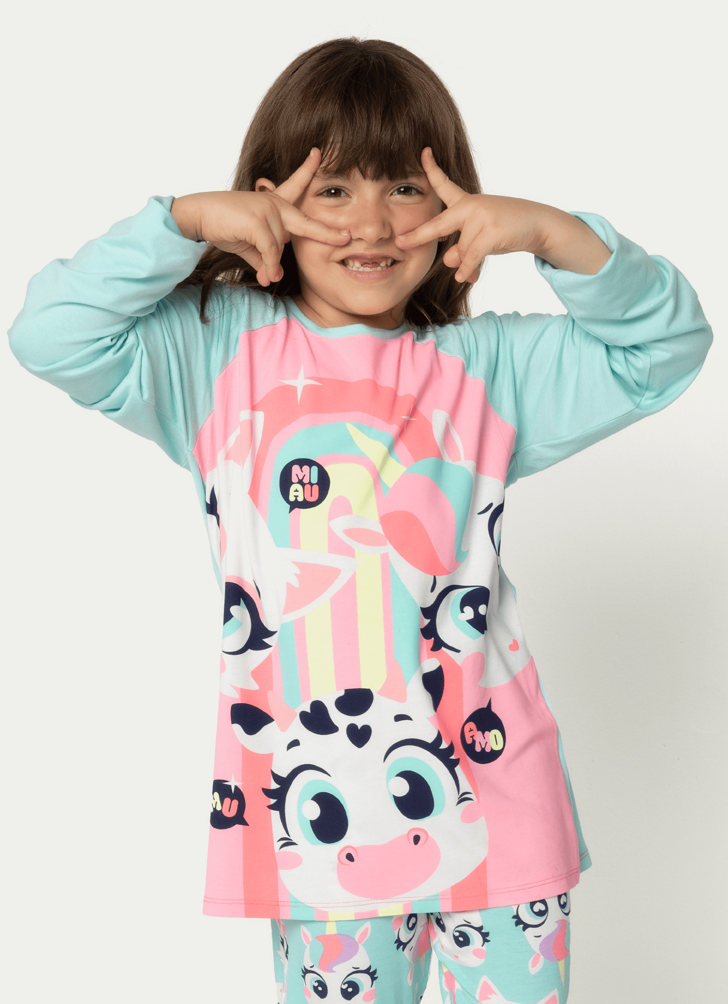 Pijama-Manga-Longa-Viscolycra-Menina-Multibichos-Best-Friend
