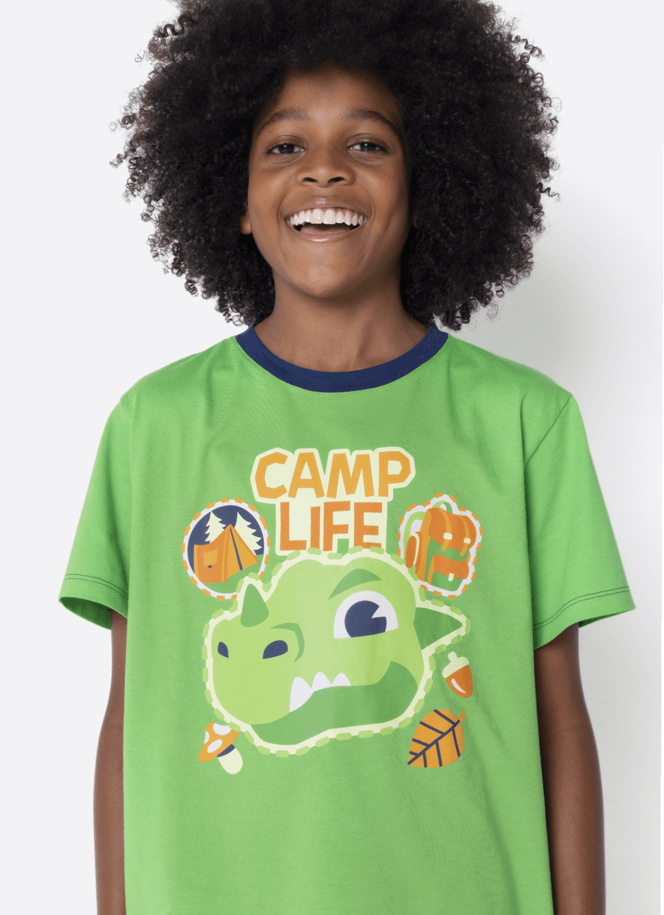 Pijama-Manga-Curta-Algodao-Menino-Teen-Dragao-Camping
