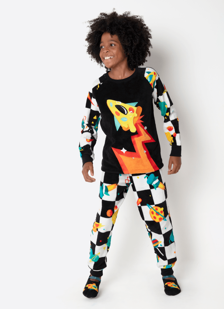 Pijama-Manga-Longa-Soft-Kids-Unissex-Space-Food