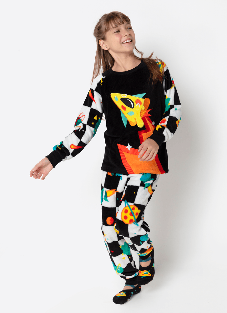 Pijama-Manga-Longa-Soft-Kids-Unissex-Space-Food
