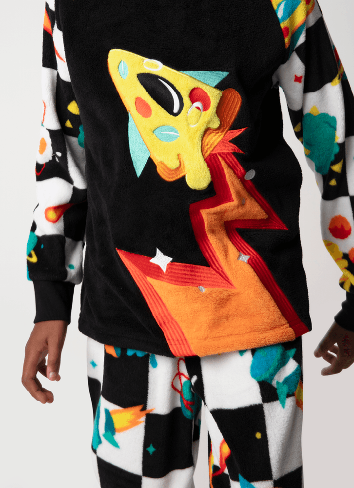 Pijama-Manga-Longa-Soft-Kids-Unissex-Space-Food