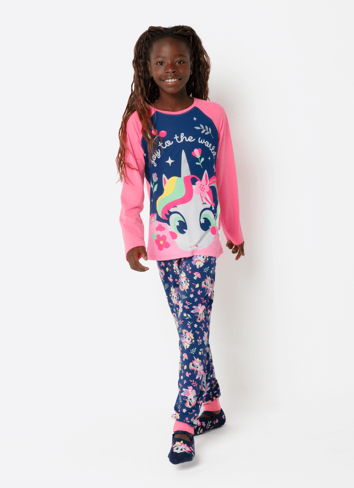Pijama-Manga-Longa-Viscolycra-Menina-Teen-Unicornio-Encantada