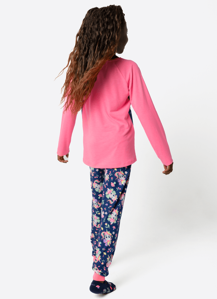 Pijama-Manga-Longa-Viscolycra-Menina-Teen-Unicornio-Encantada