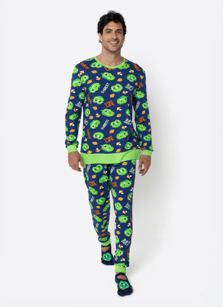 Pijama-Manga-Longa-Moletinho-Masculino-Dragao-Camping