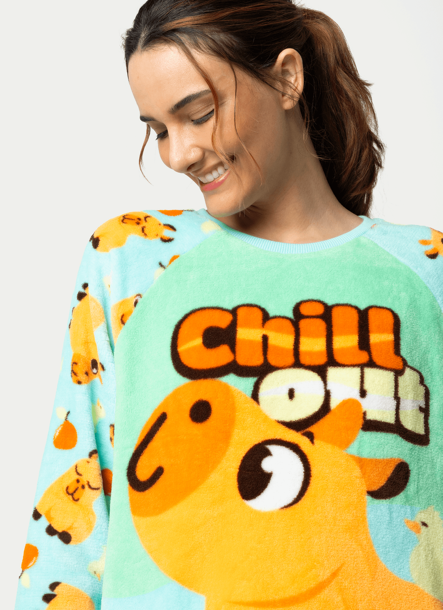 Pijama-Manga-Longa-Soft-Adulto-Unissex-Capivara-Vibes