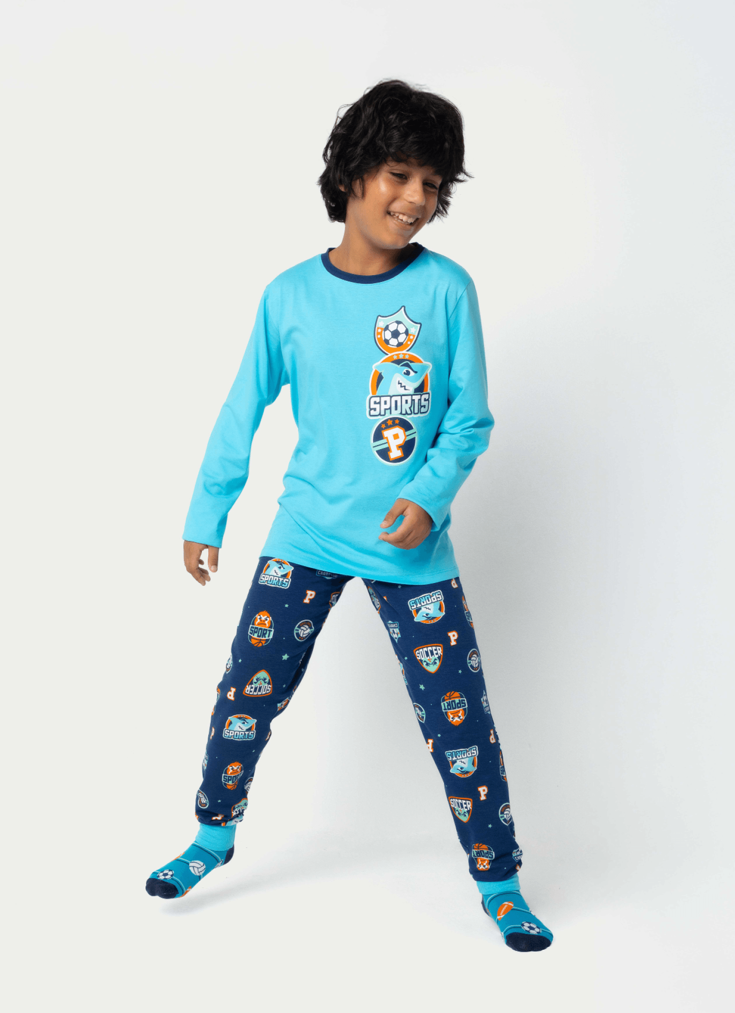 Pijama-Manga-Longa-Algodao-Menino-Teen-Tubarao-Futebol