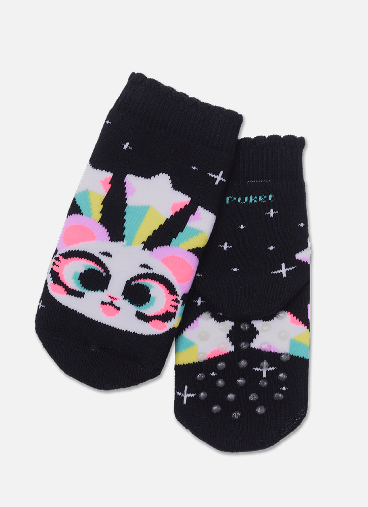 Meia-Cano-Medio-Antiderrapante-Bebe-Menina-Panda