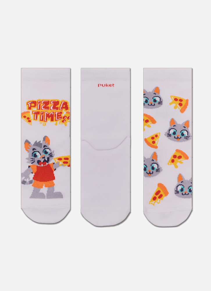 Kit-Com-3-Meias-Cano-Medio-Menino-Pizza-Time