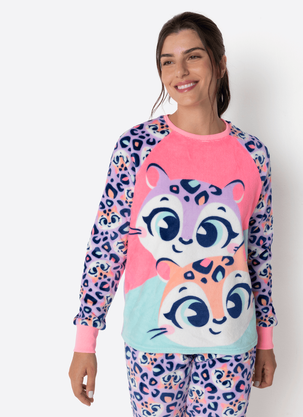 Pijama-Manga-Longa-Soft-Feminino-Onca