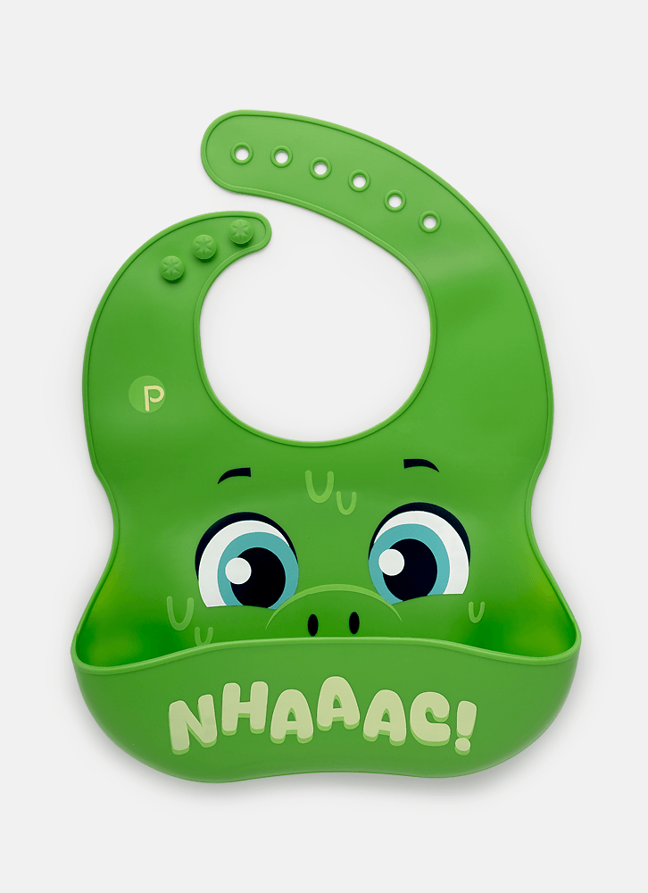 Babador-De-Silicone-Dino