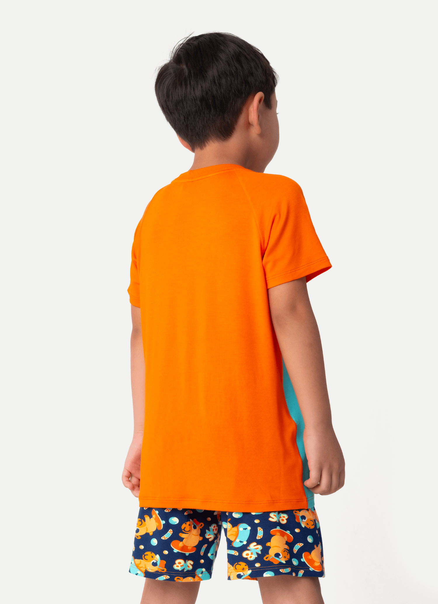 Pijama-Manga-Curta-Viscolycra-Menino-Capivara-Skate