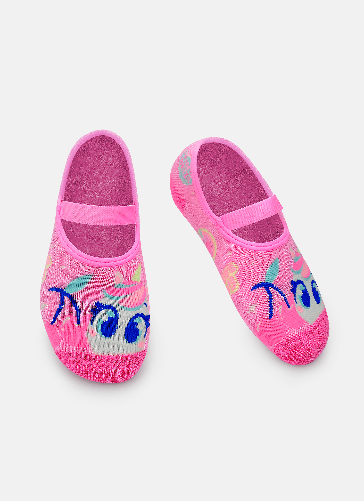 Meia-Sapatilha-Antiderrapante-Feminina-Unicornio-Frutas