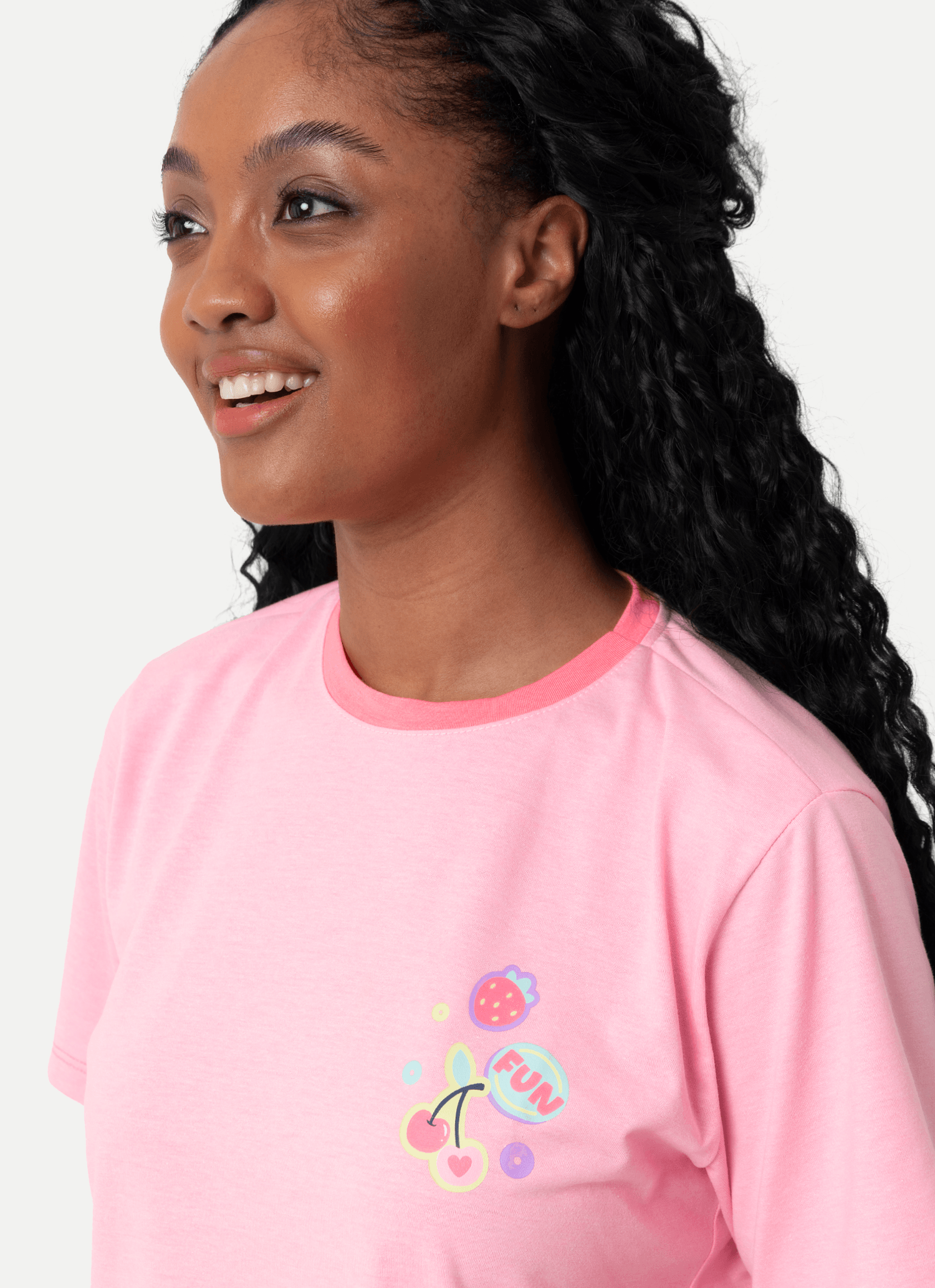 Pijama-Manga-Curta-Algodao-Feminino-Cereja