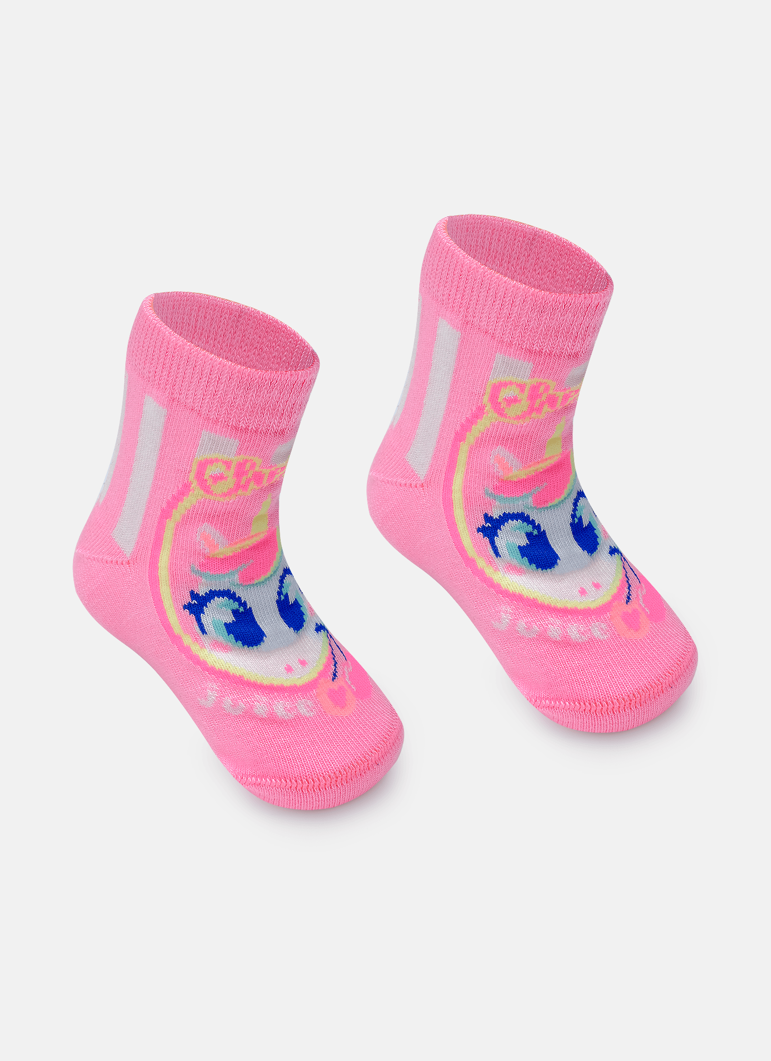 Meia-Cano-Medio-Bebe-Menina-Unicornio-Frutas