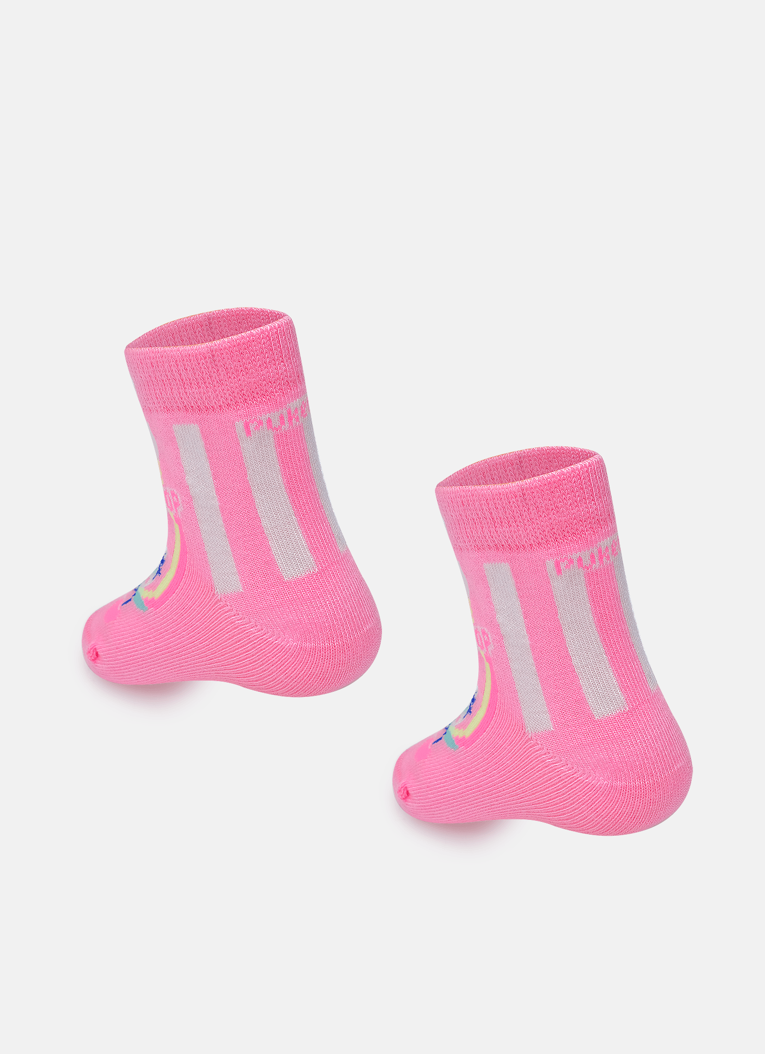 Meia-Cano-Medio-Bebe-Menina-Unicornio-Frutas