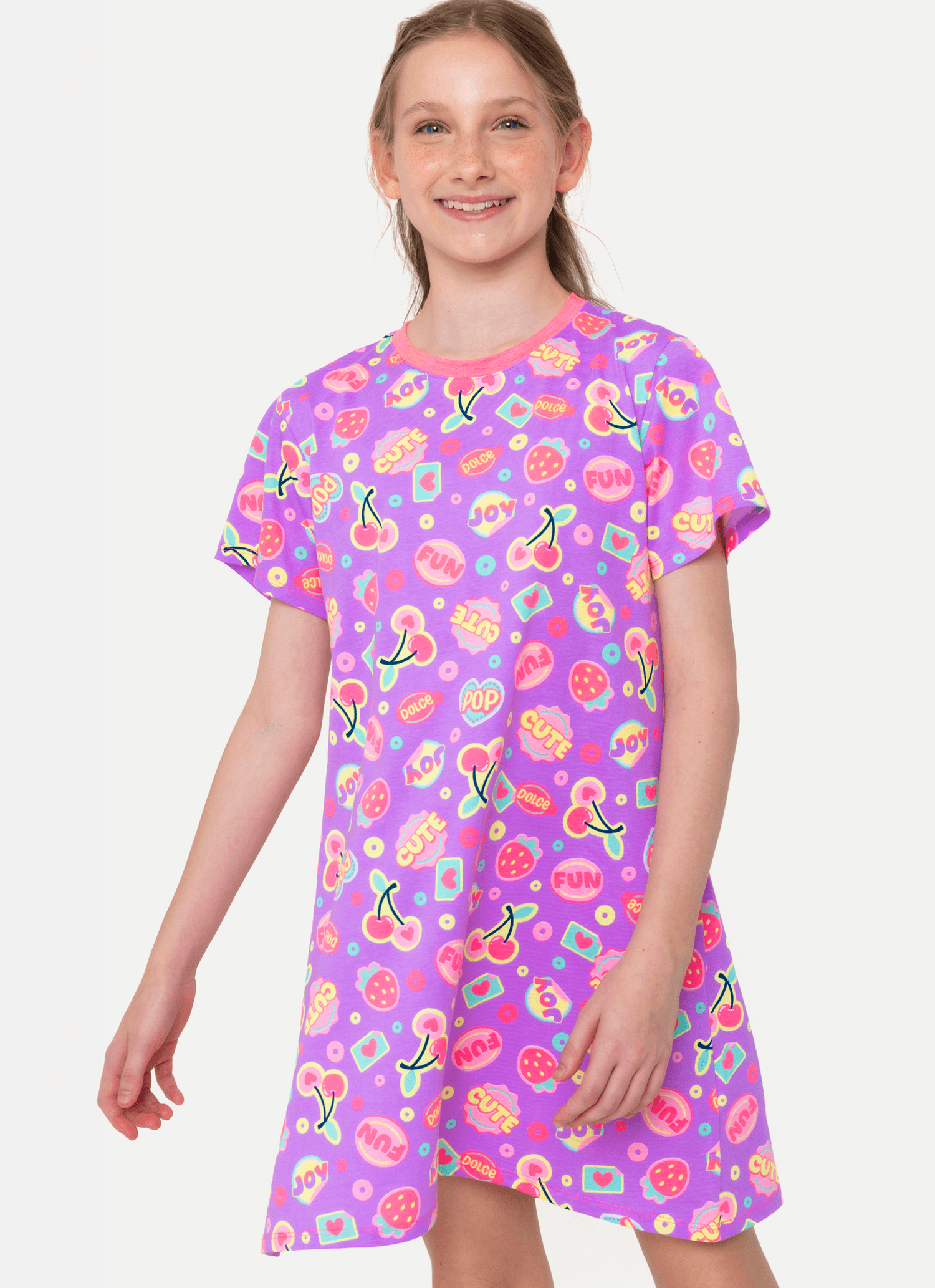 Camisola-Manga-Curta-Algodao-Menina-Teen-Cereja