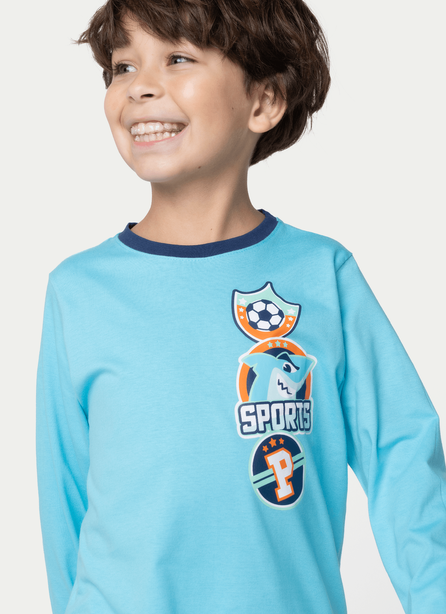 Pijama-Manga-Longa-Algodao-Menino-Tubarao-Futebol