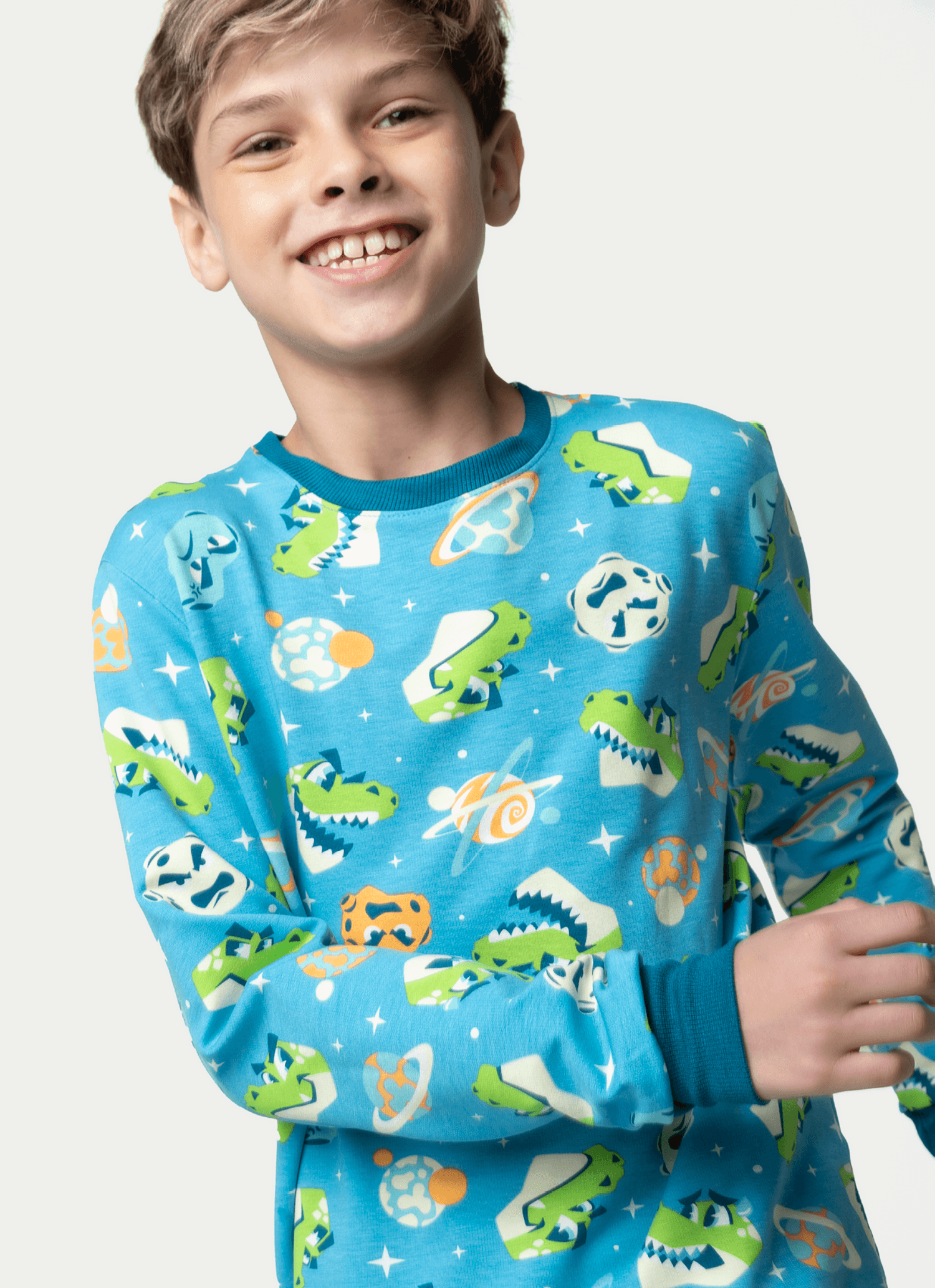 Pijama-Manga-Longa-Moletinho-Menino-Teen-Dino-Astronauta