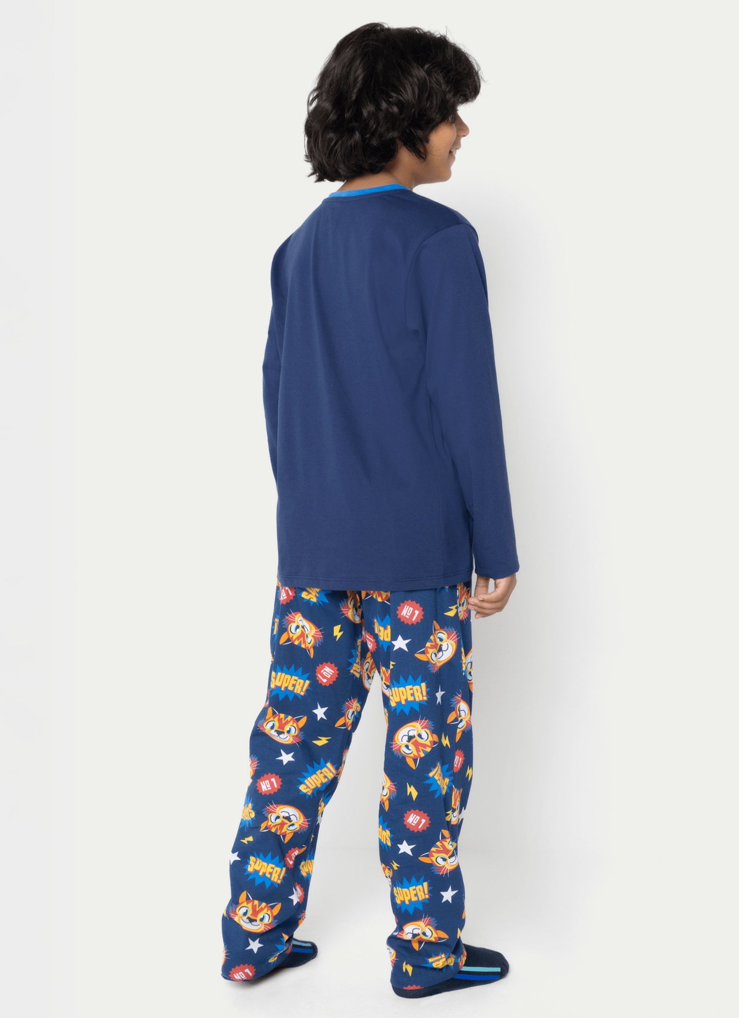 Pijama-Manga-Longa-Algodao-Menino-Teen-Tigre-Lucha