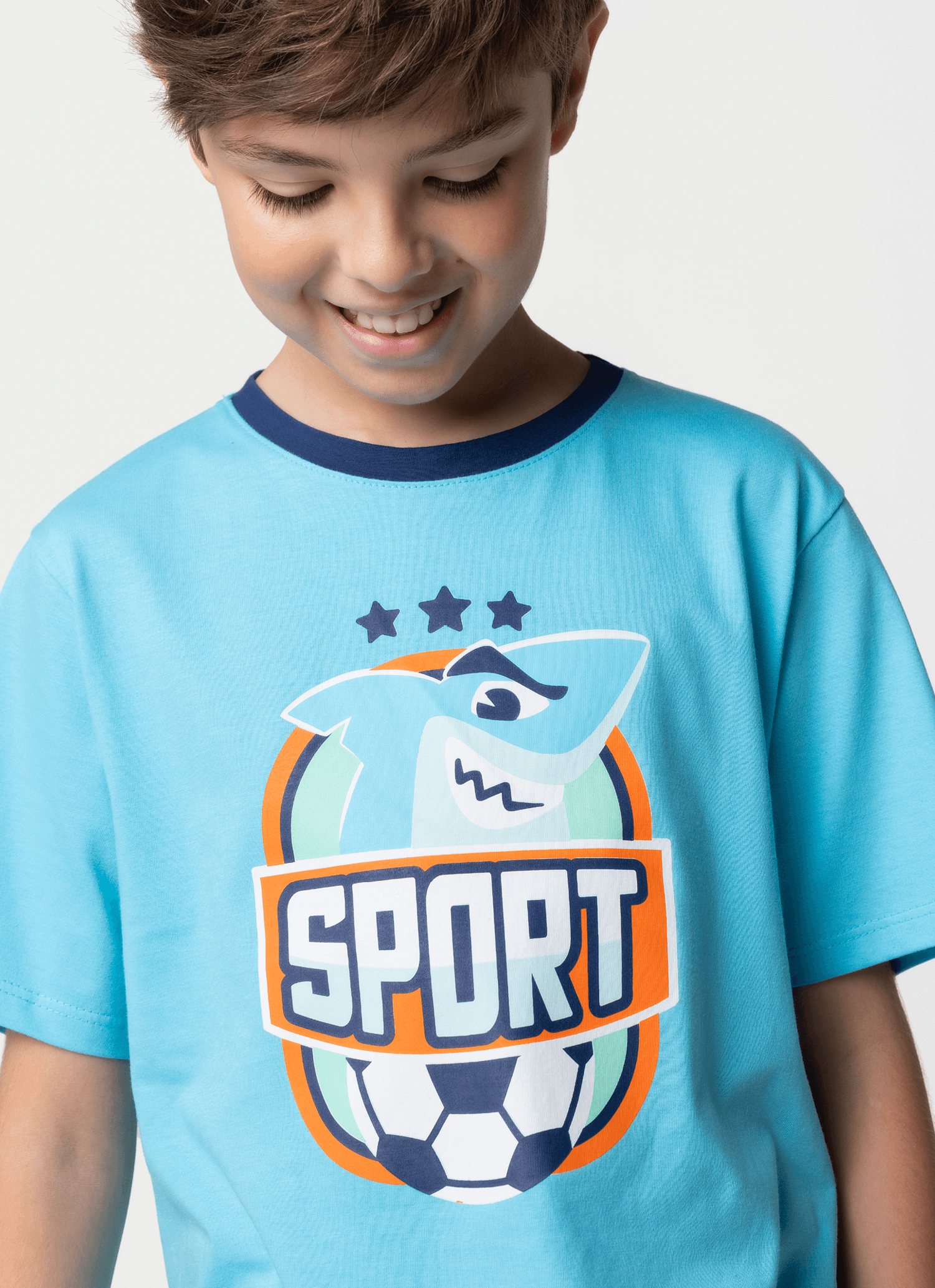Pijama-Manga-Curta-Algodao-Menino-Teen-Tubarao-Futebol