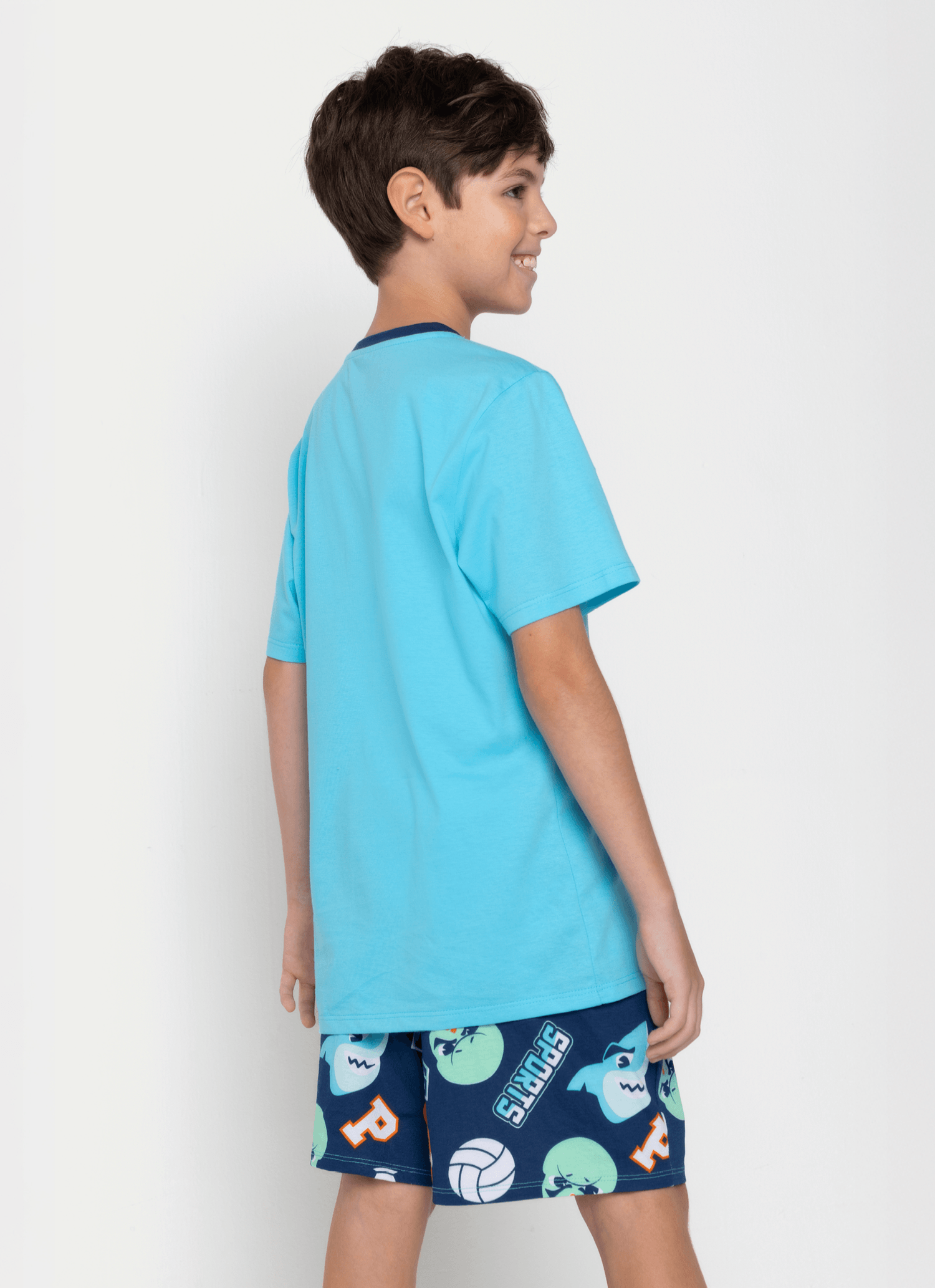 Pijama-Manga-Curta-Algodao-Menino-Teen-Tubarao-Futebol