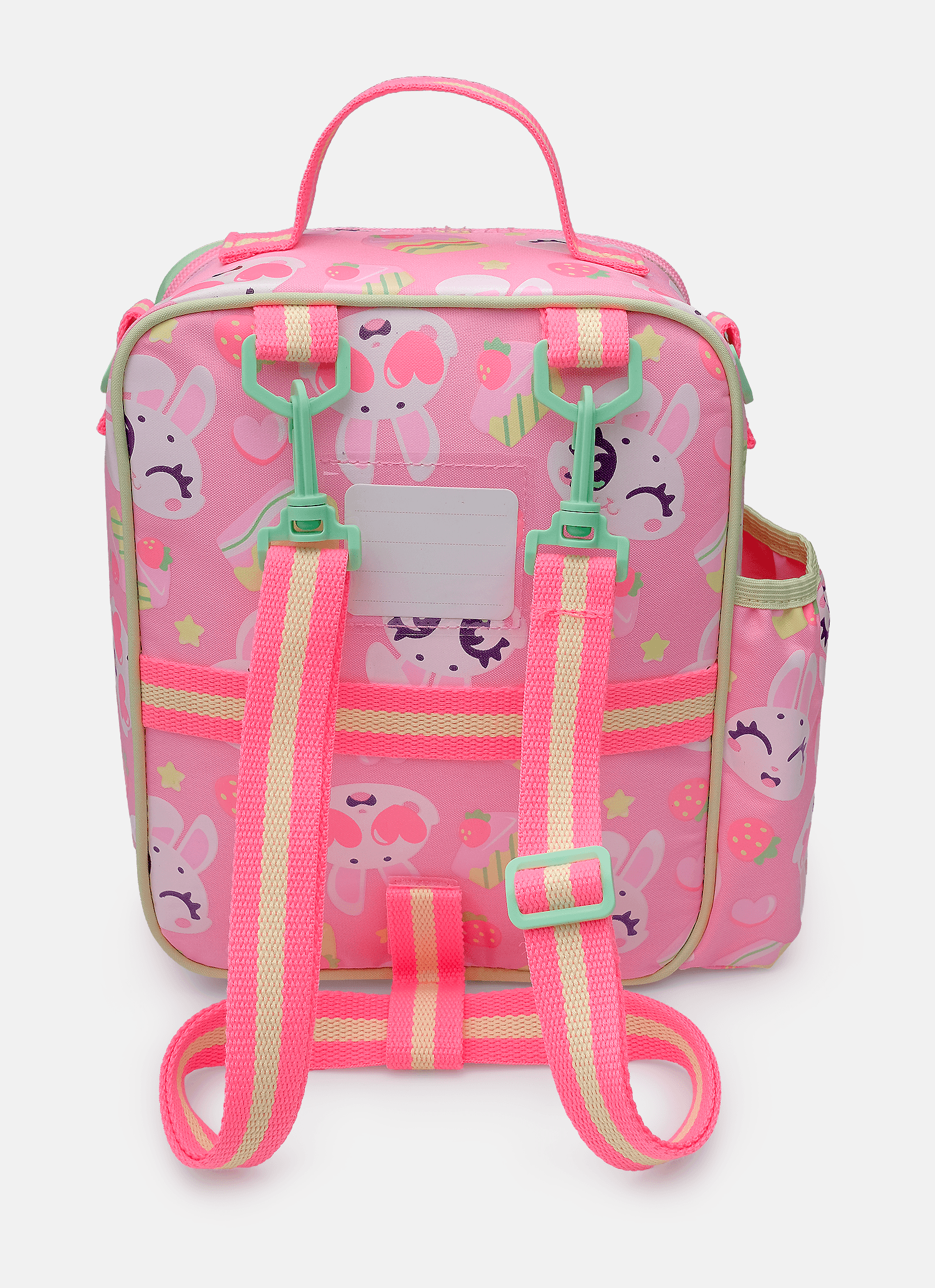Lancheira-Termica-Com-Bolso-Frontal-Coelha-Romantica