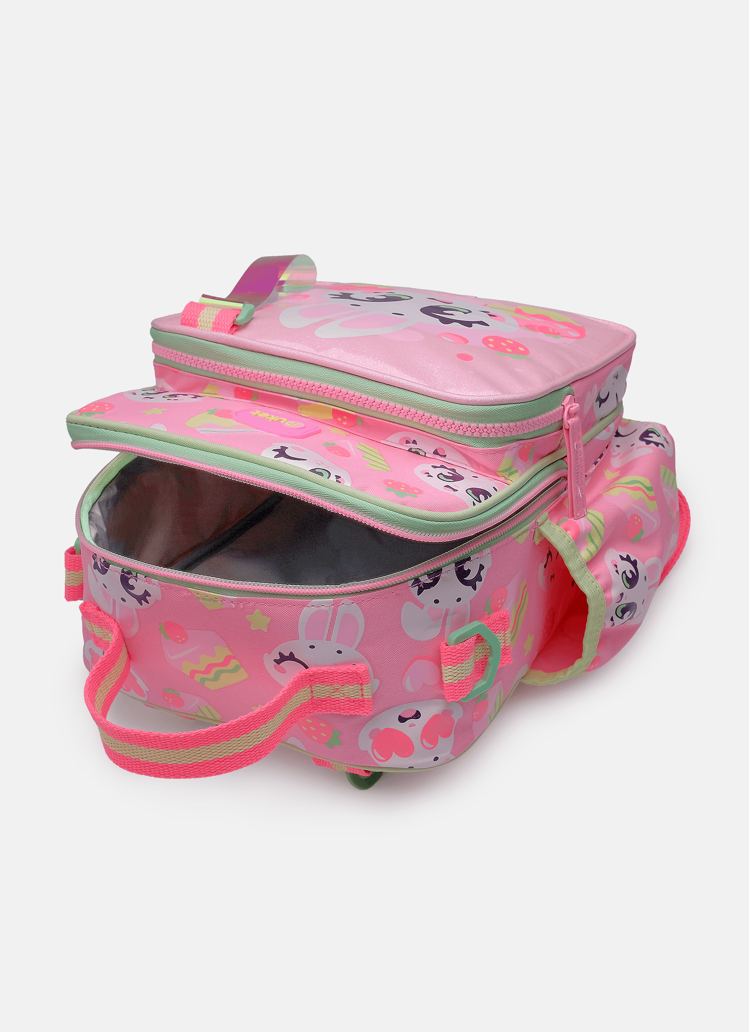 Lancheira-Termica-Com-Bolso-Frontal-Coelha-Romantica