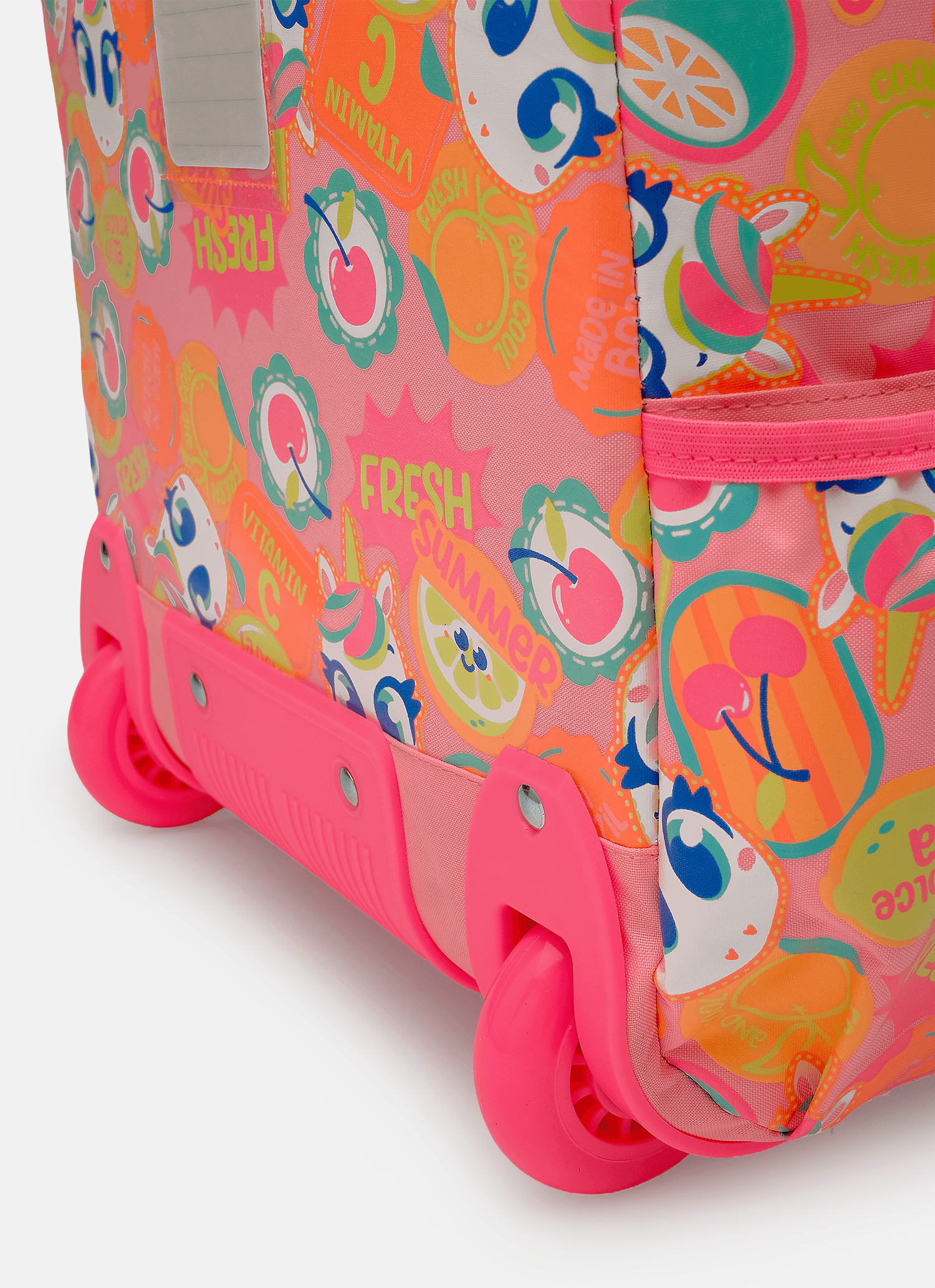 Mochila-Com-Rodinha-Pequena-Unicornio-Frutas