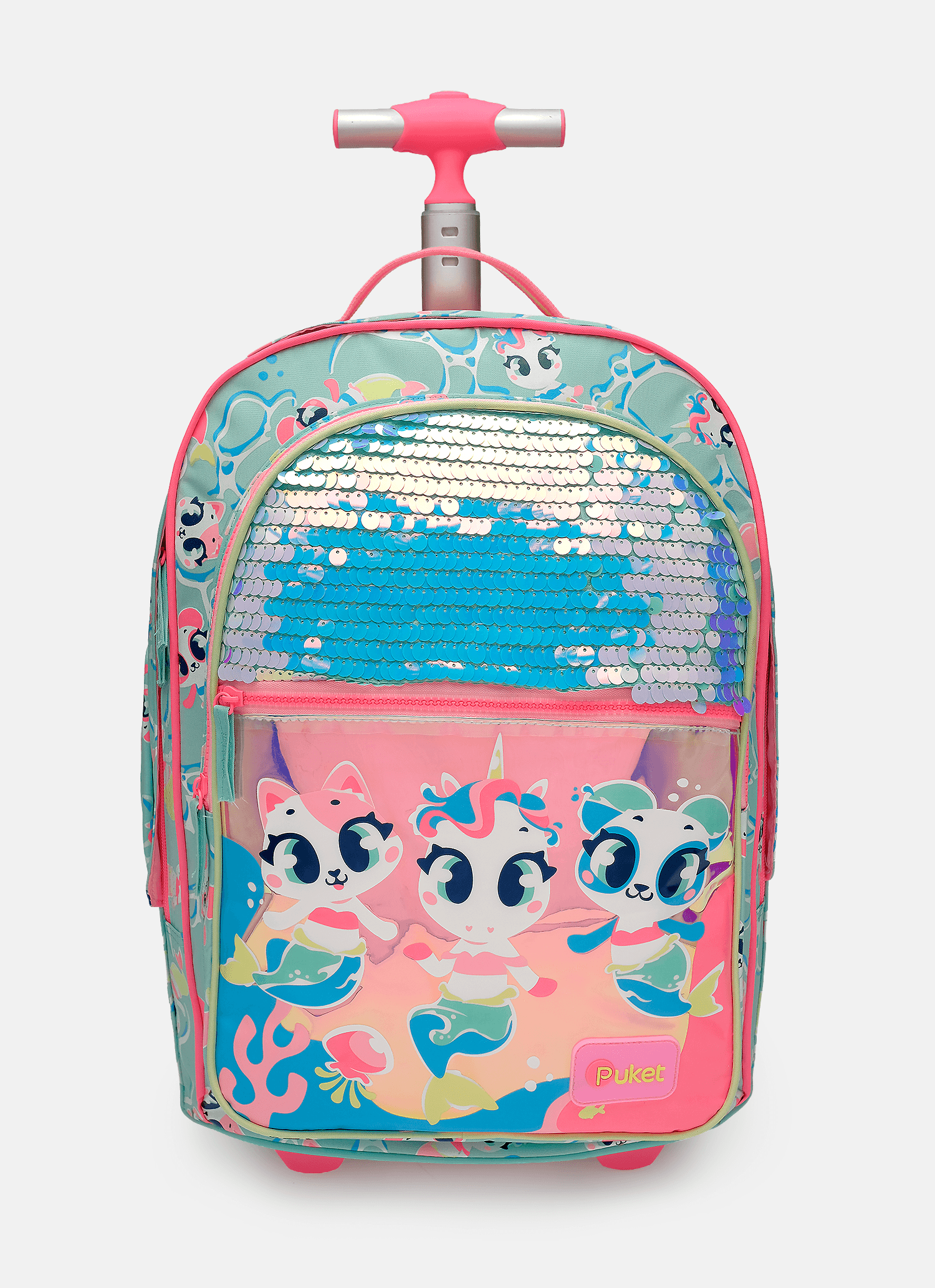 Mochila-Com-Rodinha-Grande-Multibichos-Sereia