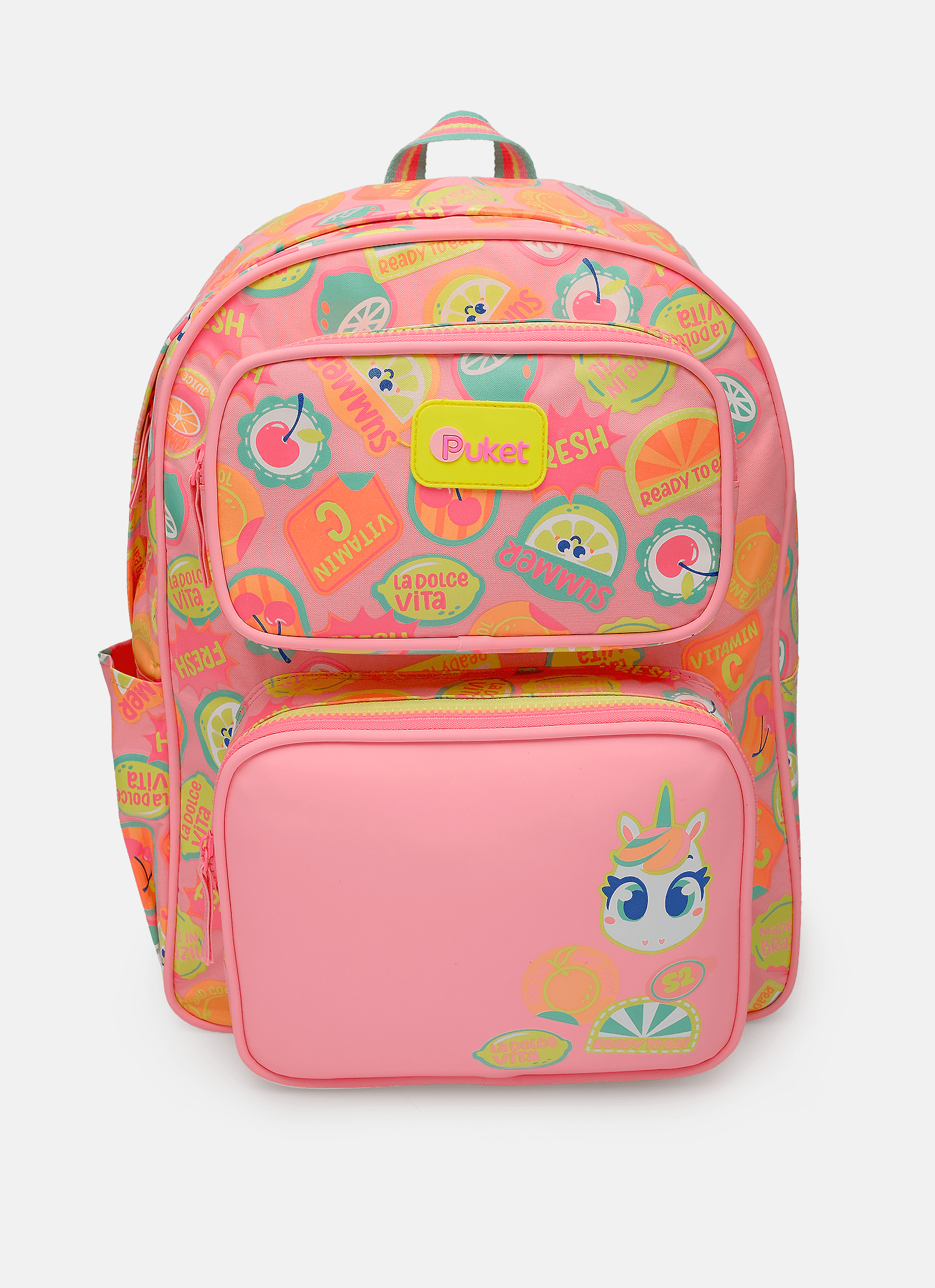 Mochila-Costas-Grande-Unicornio-Frutas