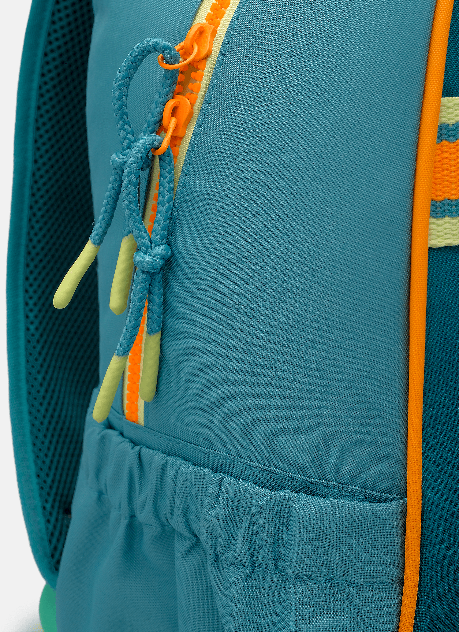 Mochila-Costas-Media-Color-Block-Azul-Petroleo-E-Laranja