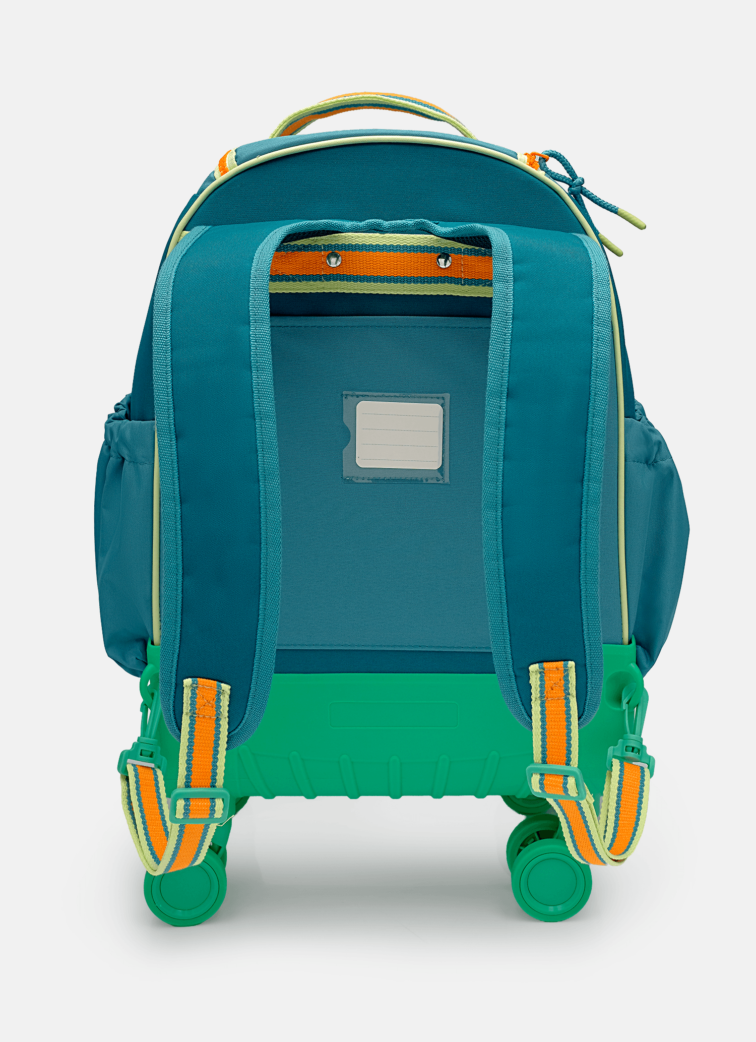 Mochila-Com-Rodinha-306-Color-Block-Azul-Petroleo-E-Laranja