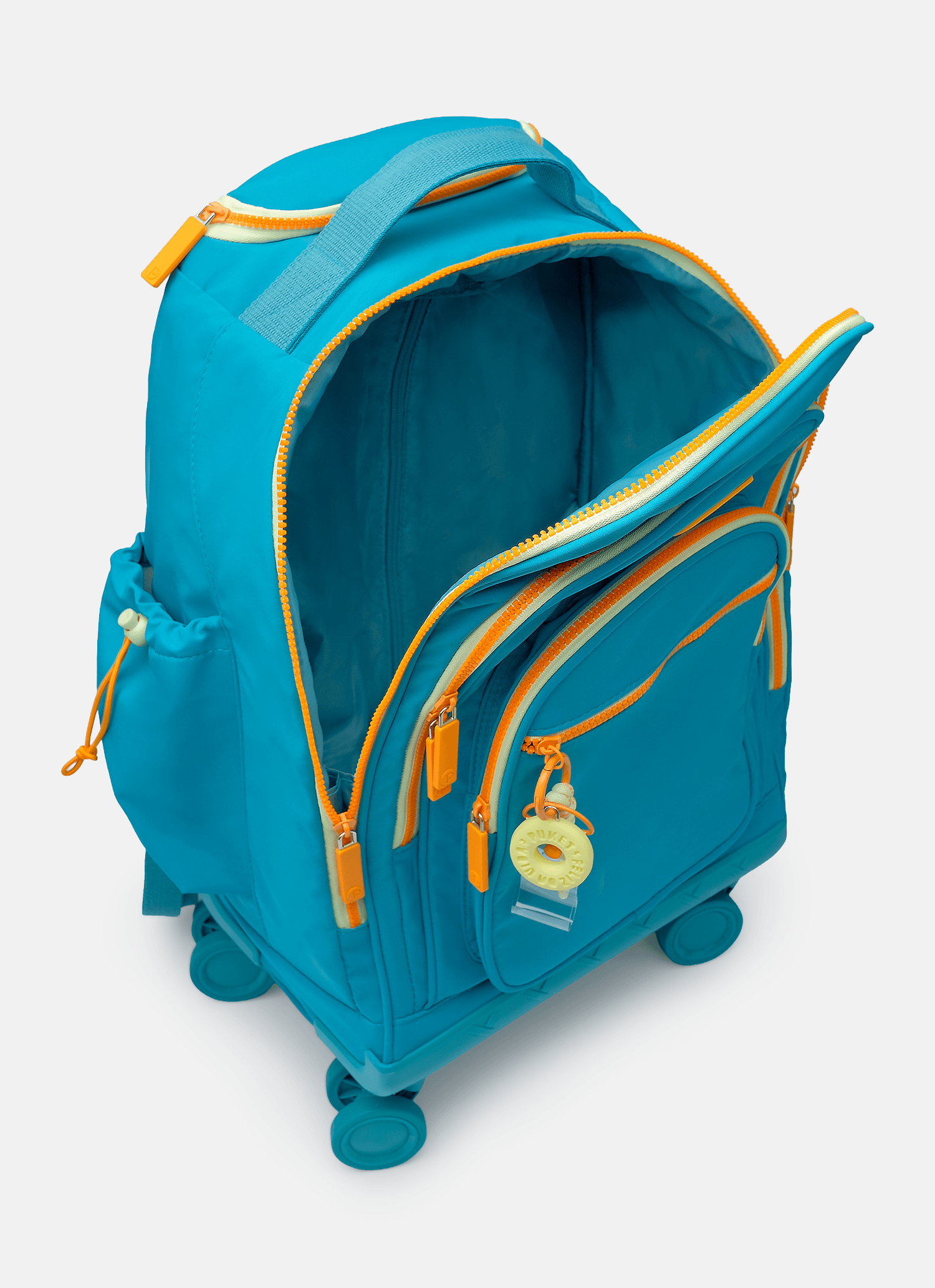 Mochila-Com-Rodinha-360-Azul-Petroleo-E-Laranja